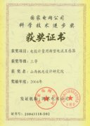 电能计量用新型电流互感器科学技术进步奖